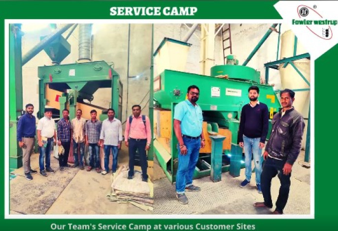 Caption News on various service camps of the Fowler Westrup team