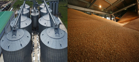 Advantages of using steel silos for grain storage instead of storing the grain in warehouses