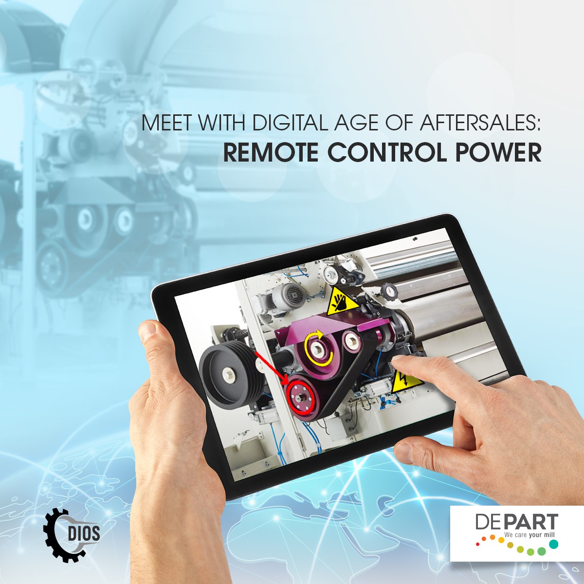 Deserve is proud to announce: MEET WITH DIGITAL AGE OF AFTER SALES: REMOTE CONTROL POWER