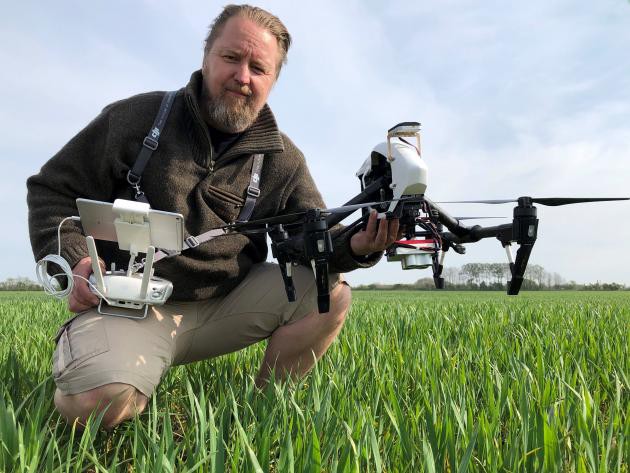 Use of drone technology increases income in agriculture