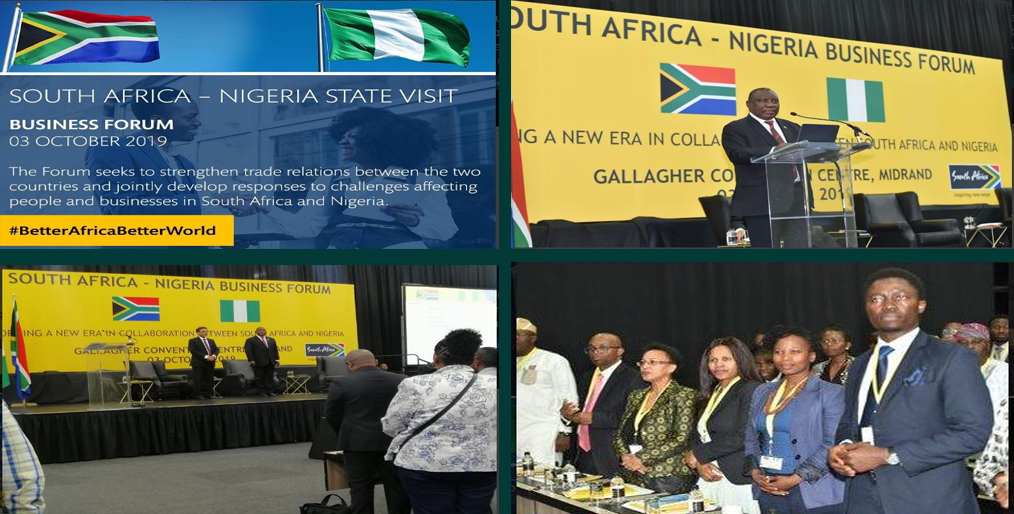 Caption news on SA-Nigeria Business Forum 