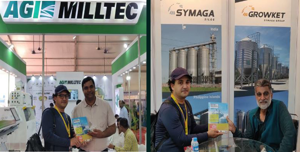 Grain Feed & Milling Magazine displayed at Indian Rice Tech Expo