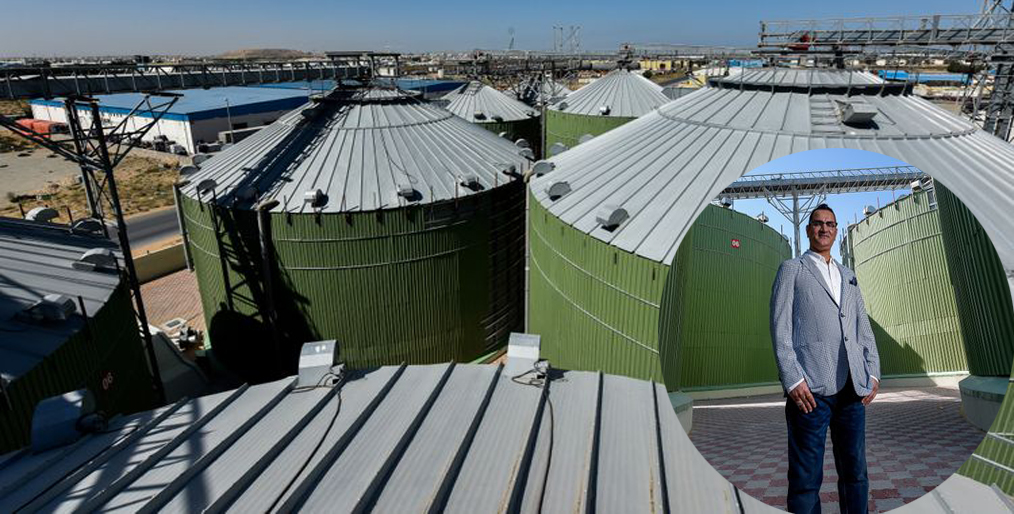 Sharjah stocked 12 giant food silos