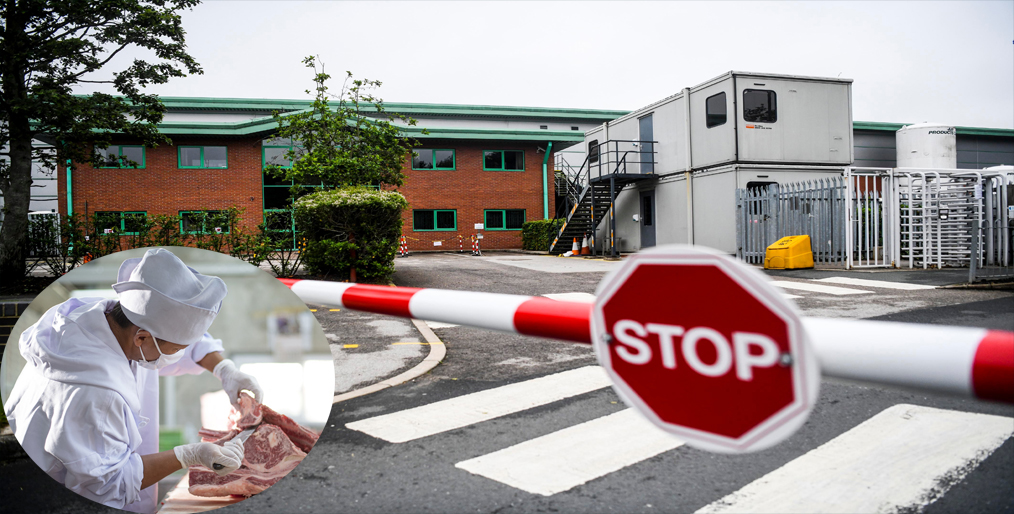 Coronavirus outbreaks shut down British meat-processing plant