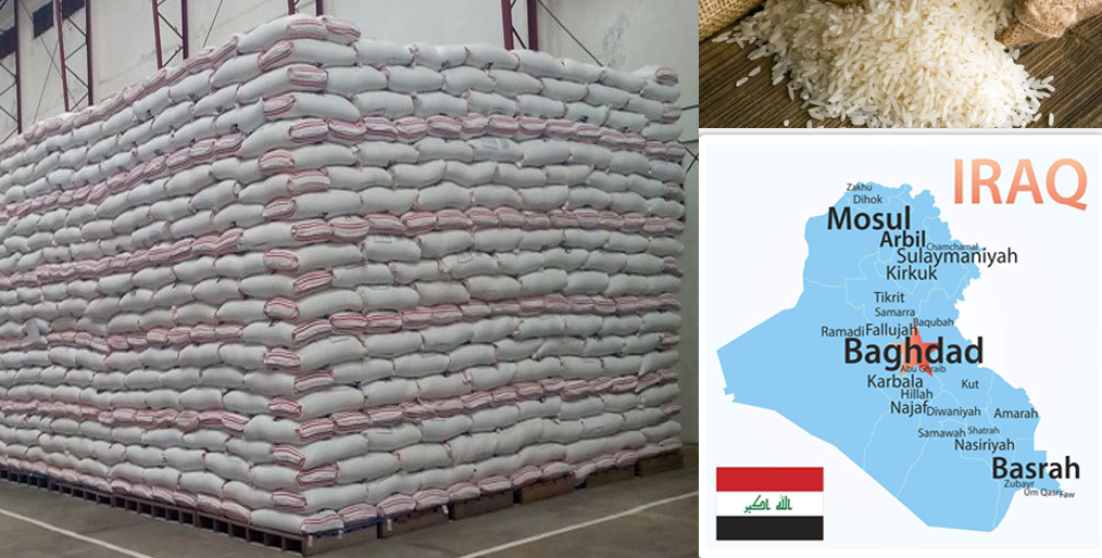 ‘Iraq has only 190,000 tons of rice left for food program’