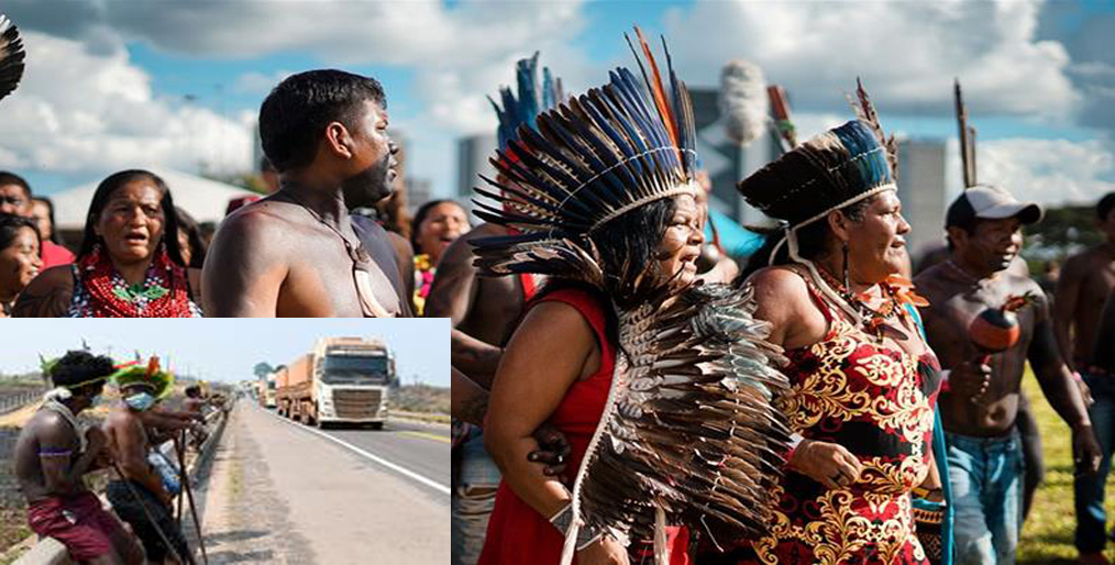 Indigenous tribes have protested on Brazil's main grain route