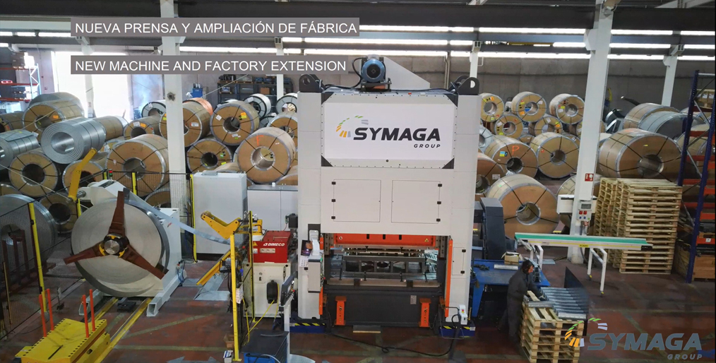 New machine, factory extensión, SGA and MES: Improved manufacturing and logistic