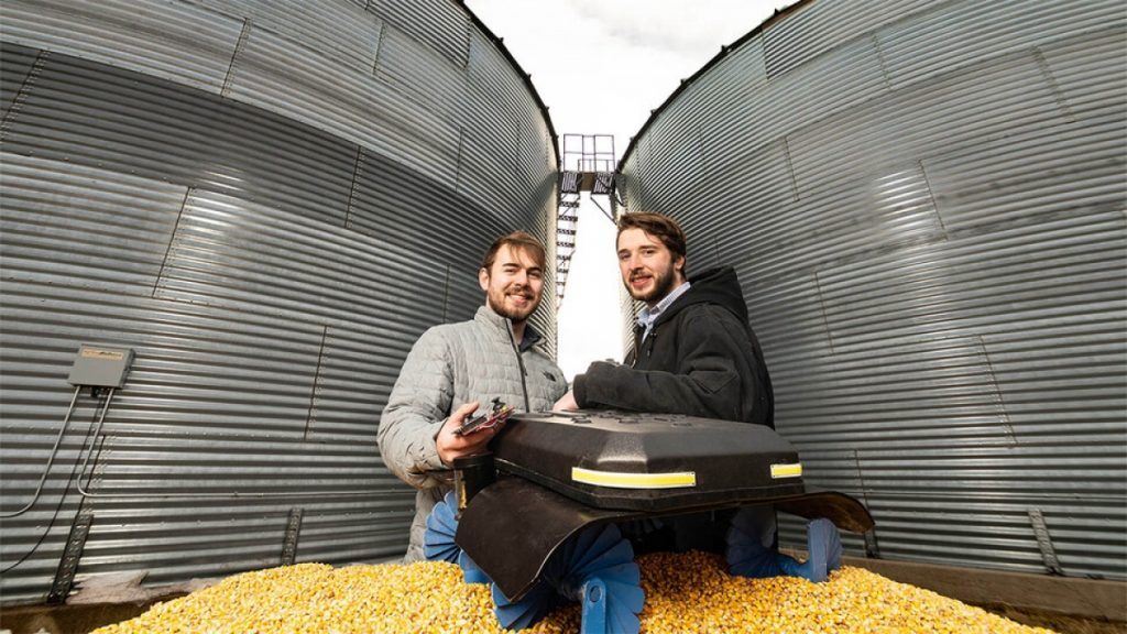 Husker undergrads won the national award for grain robots