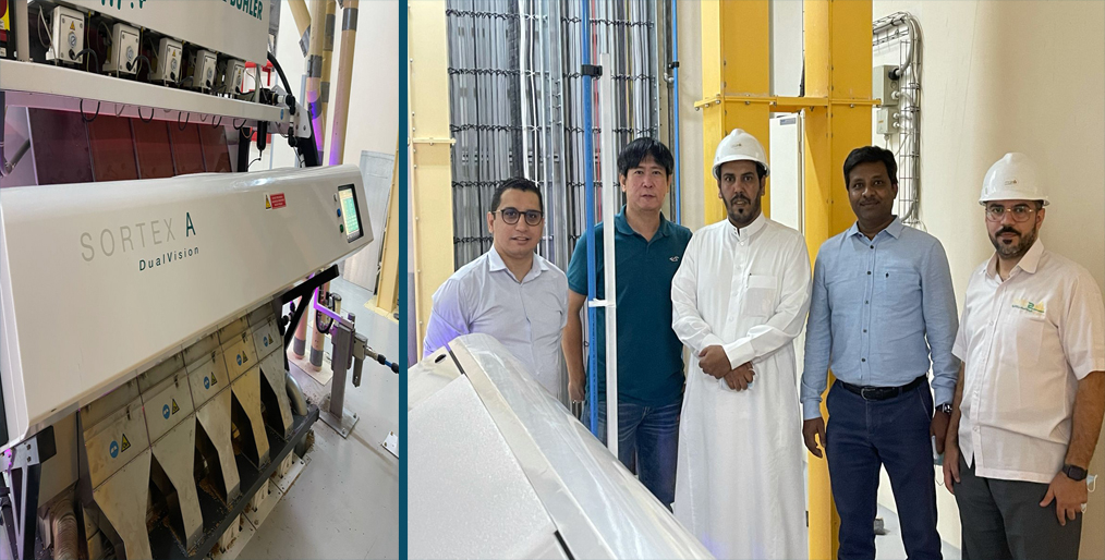 Buhler's participation in the first optical selection solution in the milling sector in Saudi is positive