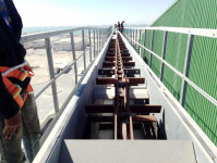 Elevator Tower Assembly at the Bahrain pulse processing plant