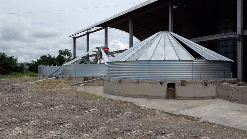 New storage plant in the rice-growing region of Peru