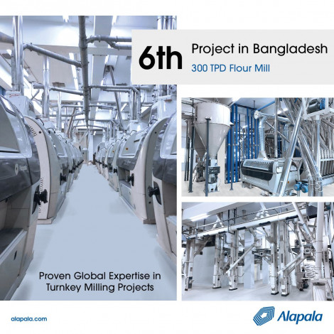 Caption News on another turnkey project of Alapal in Bangladesh