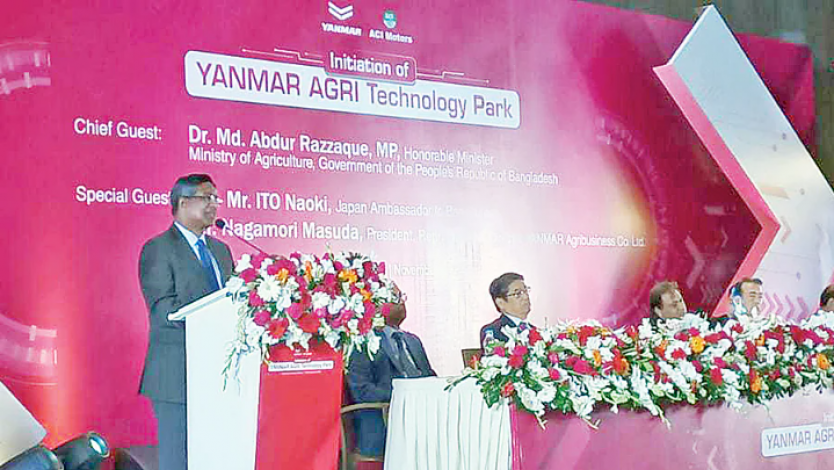 In agricultural machinery production, Yanmar is supporting ACI