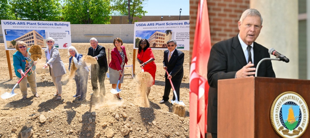 U.S. Secretary Of Agriculture Helps Break Ground On New Agricultural Research Service Facility