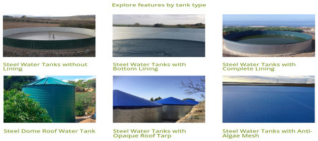 Types of Steel Water Storage Tanks