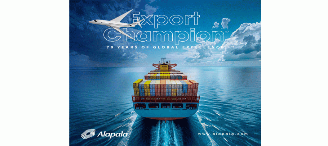 Alapala International Inc. Named Export Champion Once Again in Its 70th Year