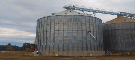 Completion of the 4,000-Ton Silo Assembly in Chile