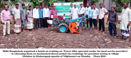Experts call for the popularization of DSR technology to increase rice production in Bangladesh