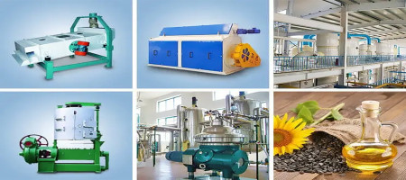 Complete set of sunflower oil production line solutions