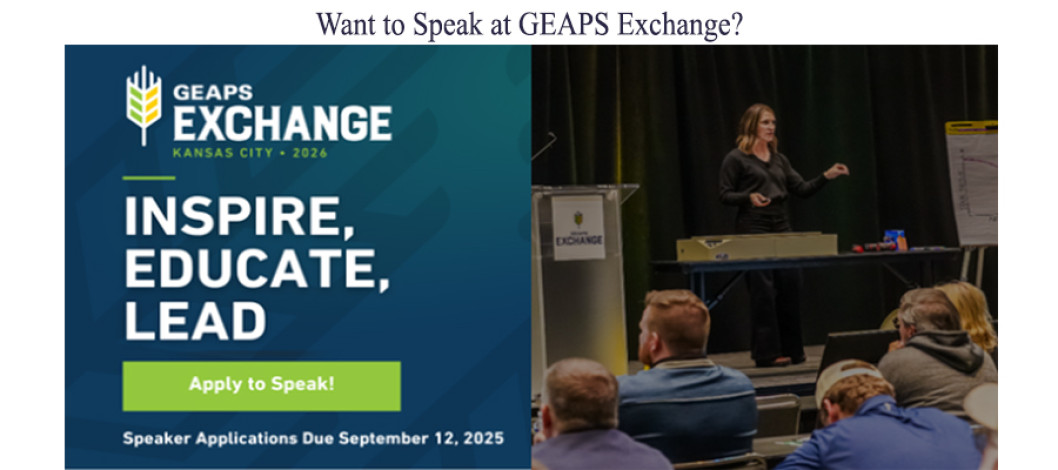 GEAPS Exchange Speaker Search is On