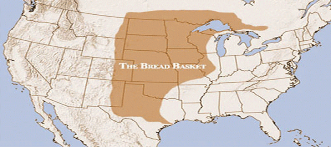 What do we mean by the "breadbasket" of the world?