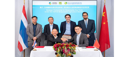 COFCO International and Thanakorn Vegetable Oil Products Co.,Ltd. are expanding their partnership to scale sustainable soy trade