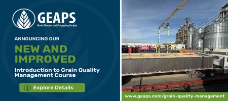GEAPS Launches New Introduction to Grain Quality Management Online Learning Course : Education in Protecting Grain Quality Long Before Grain Leaves the Bin