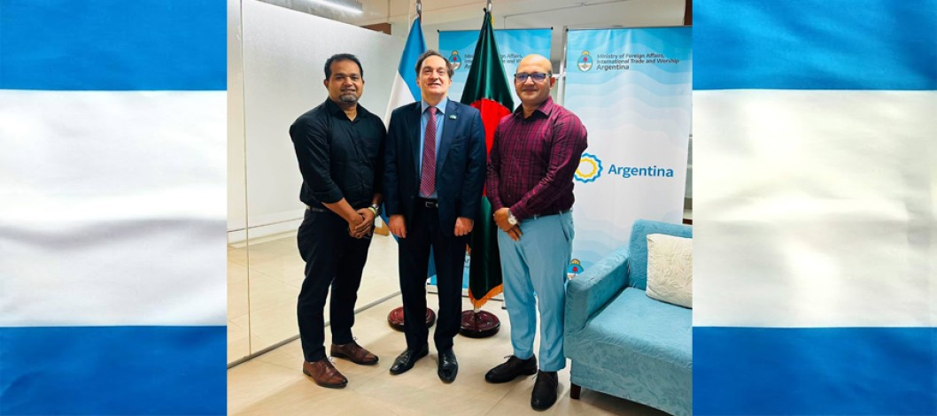 GFMM senior officials meet with Argentine Ambassador to Dhaka