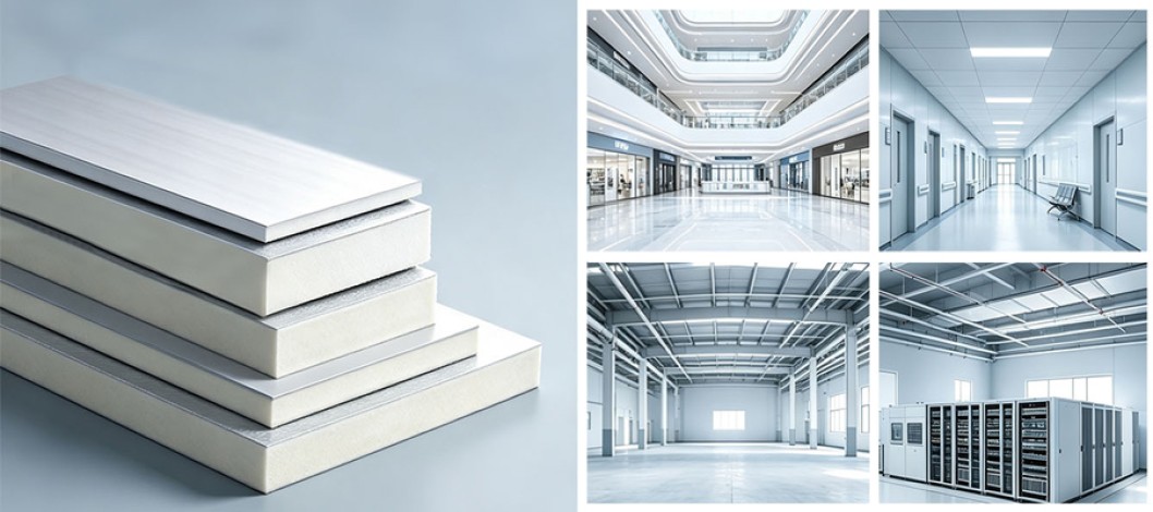 Pre-insulated Duct Panel & PIR Insulation Board GFI factory