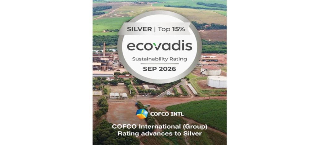 COFCO International has been awarded a Group-level EcoVadis Silver Medal