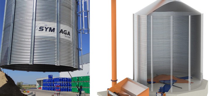 EcoKcal has relied on Symaga silos for Tomcoex Tomato Dehydrator project in Miajadas