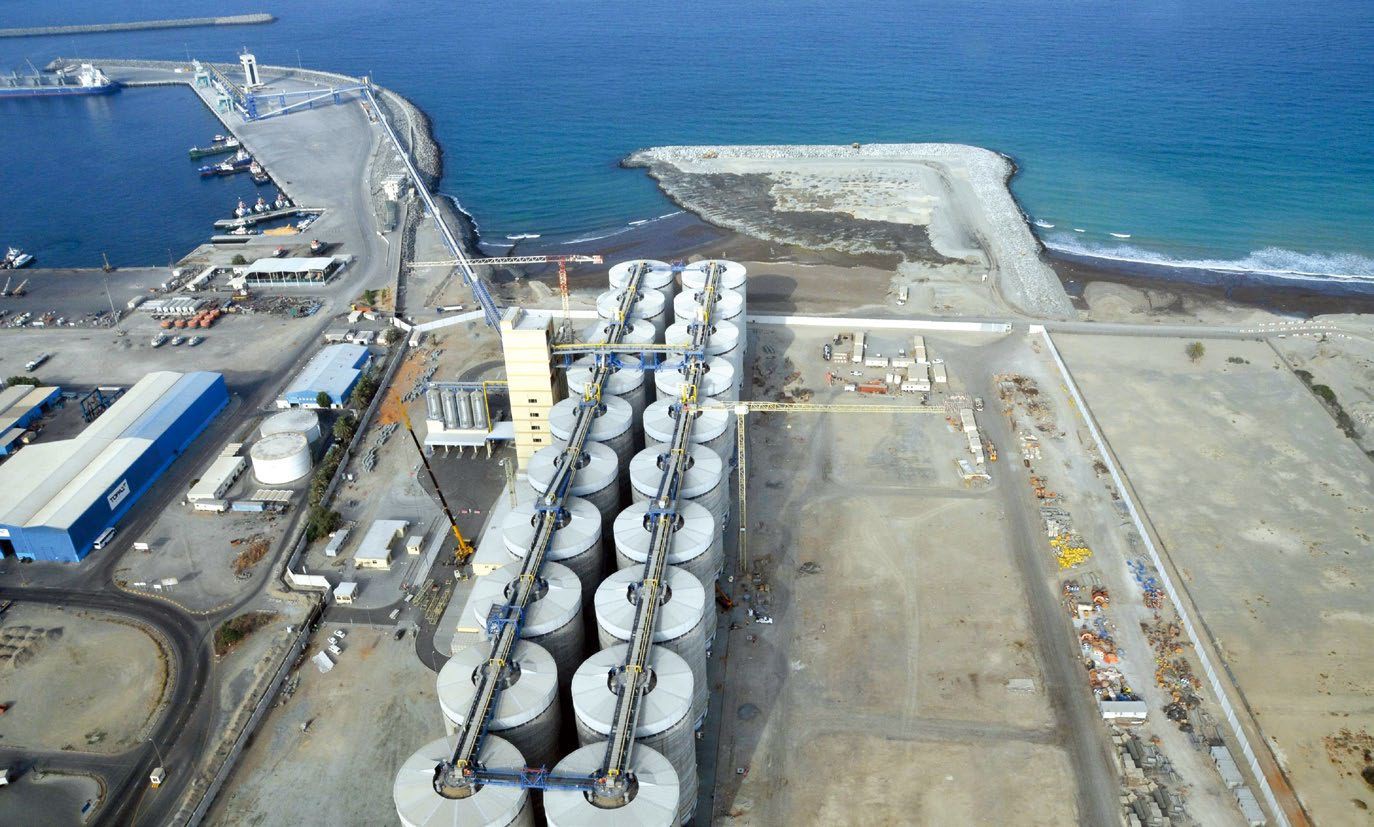 Fujairah port in UAE, one of the most severe environmental conditions for grain storage in the world