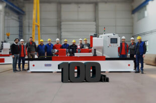 Yenar delivers its 100th Combined Fluting and Grinding Machine.